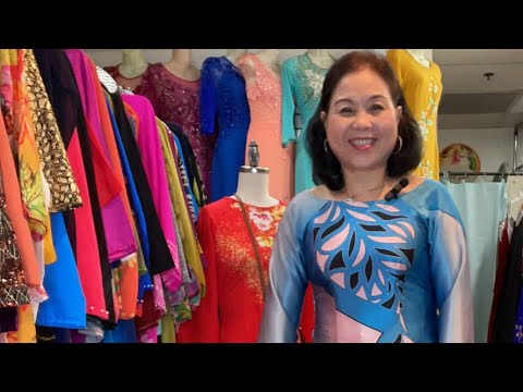 Video 10 -12-2022 Áo Dài Tuyết Y Bolsa Cali. áo dài in 3D... - youtube