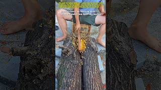 Hand Shelling Corn With a Wooden Mallet #CornShelling #FarmHack #USA