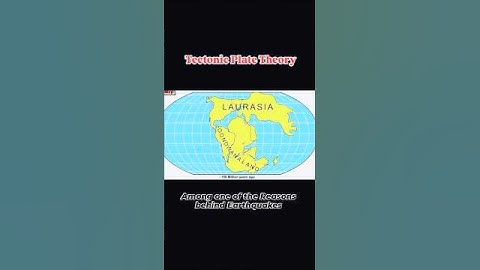 Plate Tectonic Theory #earthquake #tectonicplates