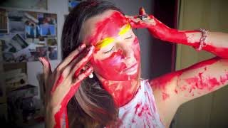 An Artist's life "Fade to Canvas" Body Paint Art Performance by Toni H Carné