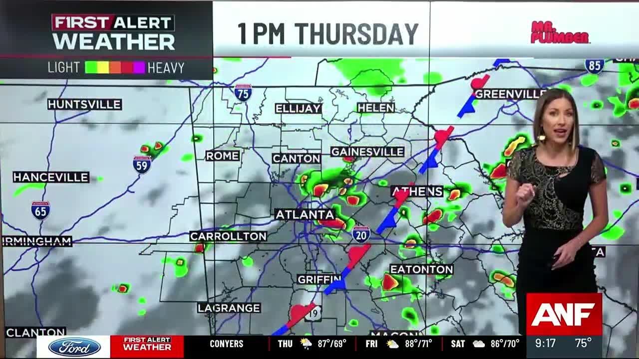 First Alert Forecast: Scattered Showers Today, Drier Weekend Ahead ...