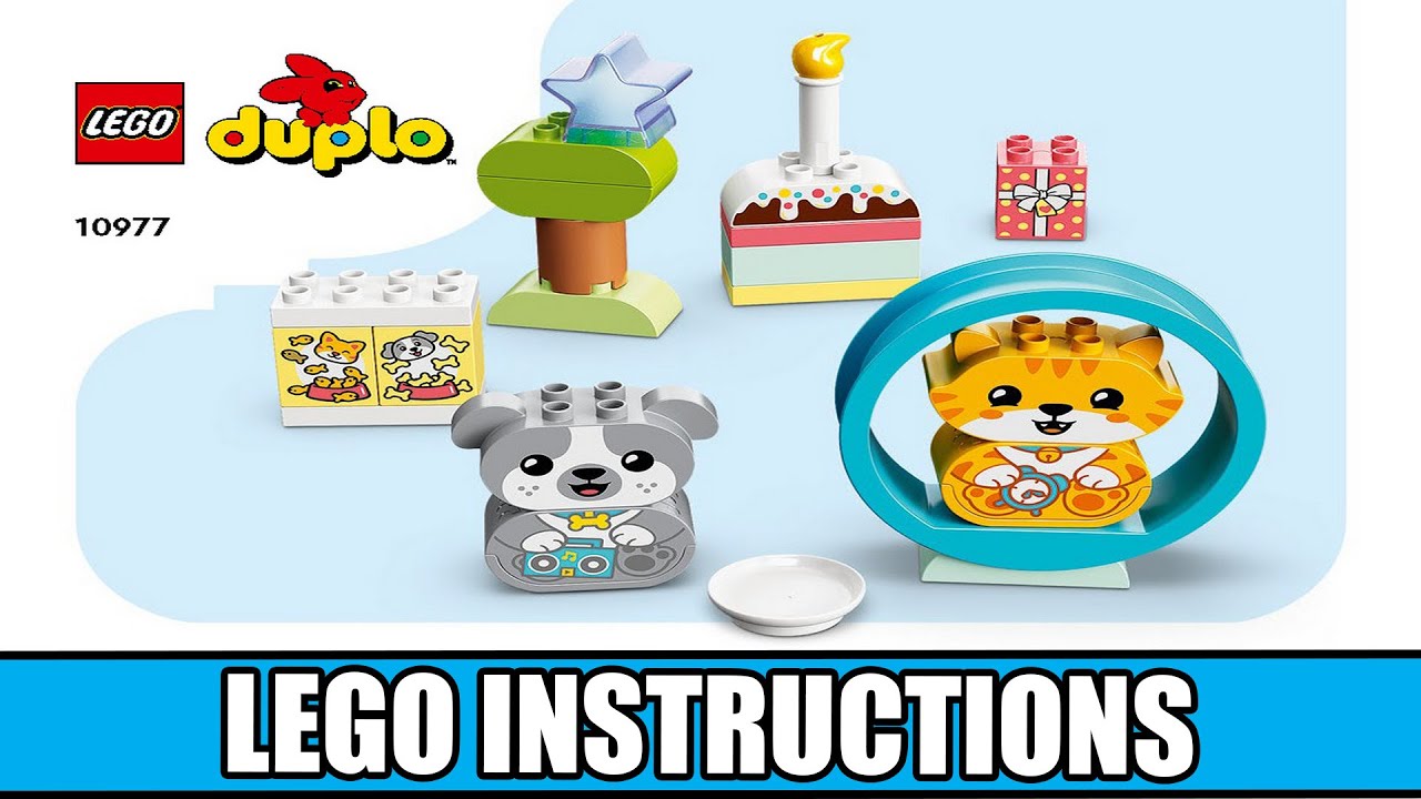Duplo My First Puppy & Kitten with Sounds LEGO instructions