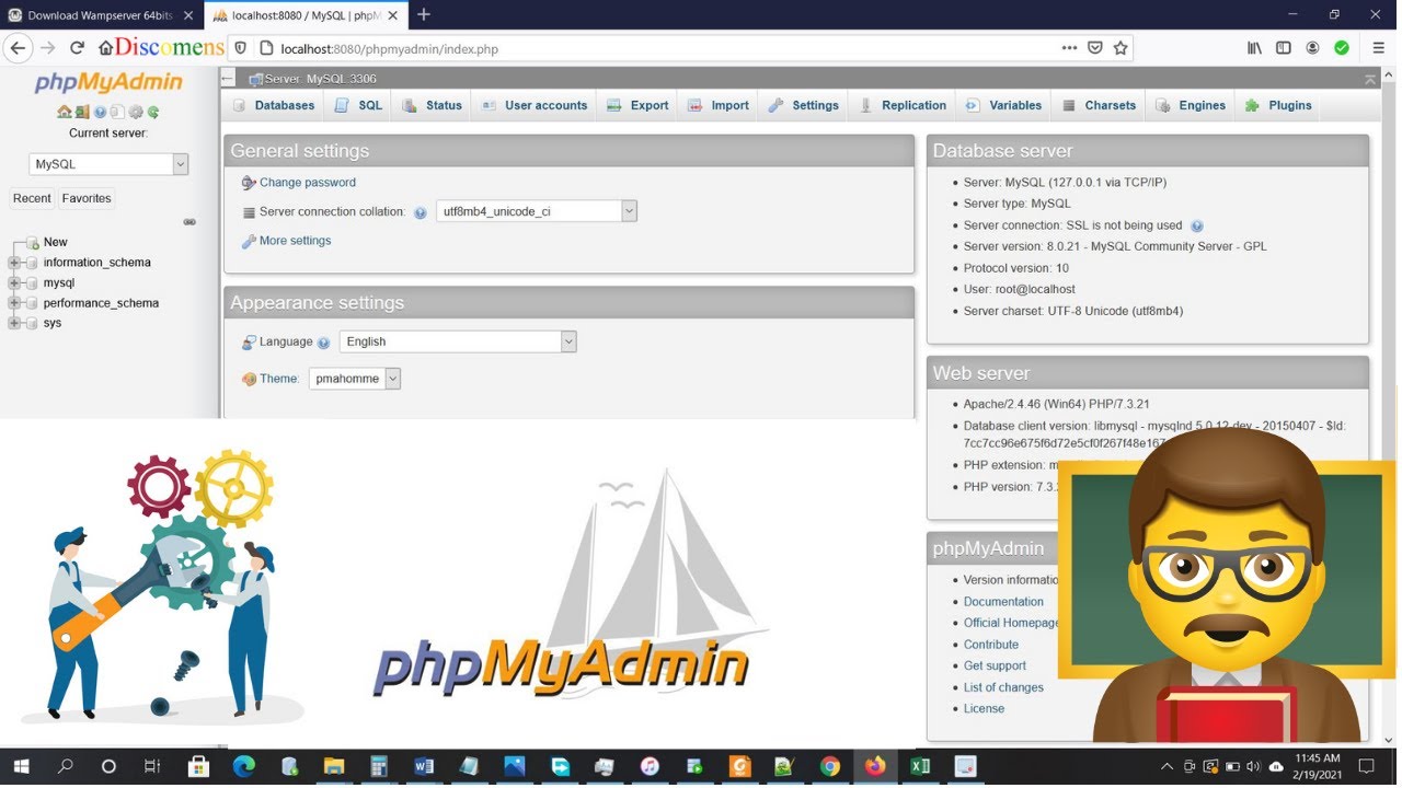 localhost.phpmyadmin  New  Cách khắc phục localhost và phpmyadmin không mở bằng máy chủ wamp