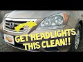 Clean those cloudy headlights! Very simple, no special tools needed.