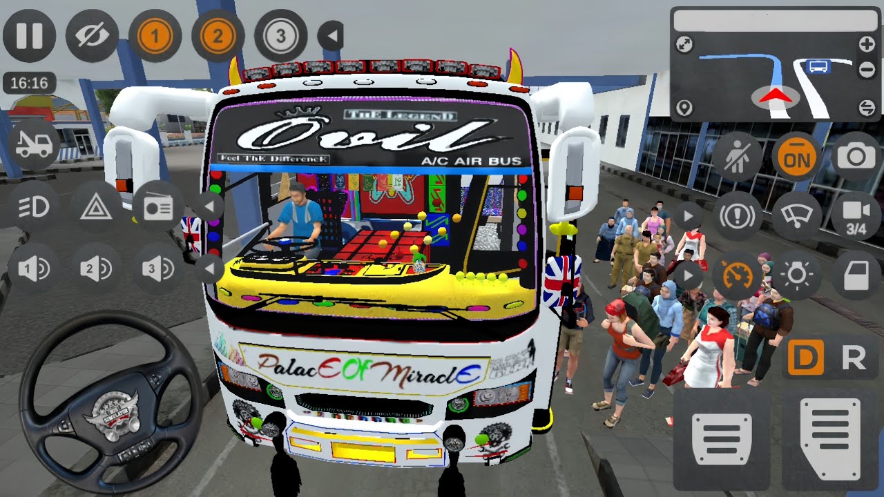 💥Bus Simulator Indonesia Realistic Passenger Experience | City to City Drive