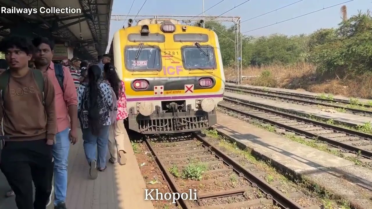 Khopoli To Karjat Local Train journeys ll Mumbai Local Train 