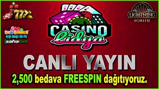 Casino Slot Rulet Canlı Yayın  //  kasa 20,000 TL -  🎁 SWEET BONANZA DA 🎁 2,500 FS DAĞITIYORUZ !!! 🎁