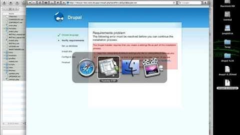 Install Drupal onto Rackspace Cloud Sites