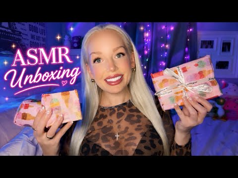 ASMR Unboxing a belated birthday gift from @dewdriftasmr💝