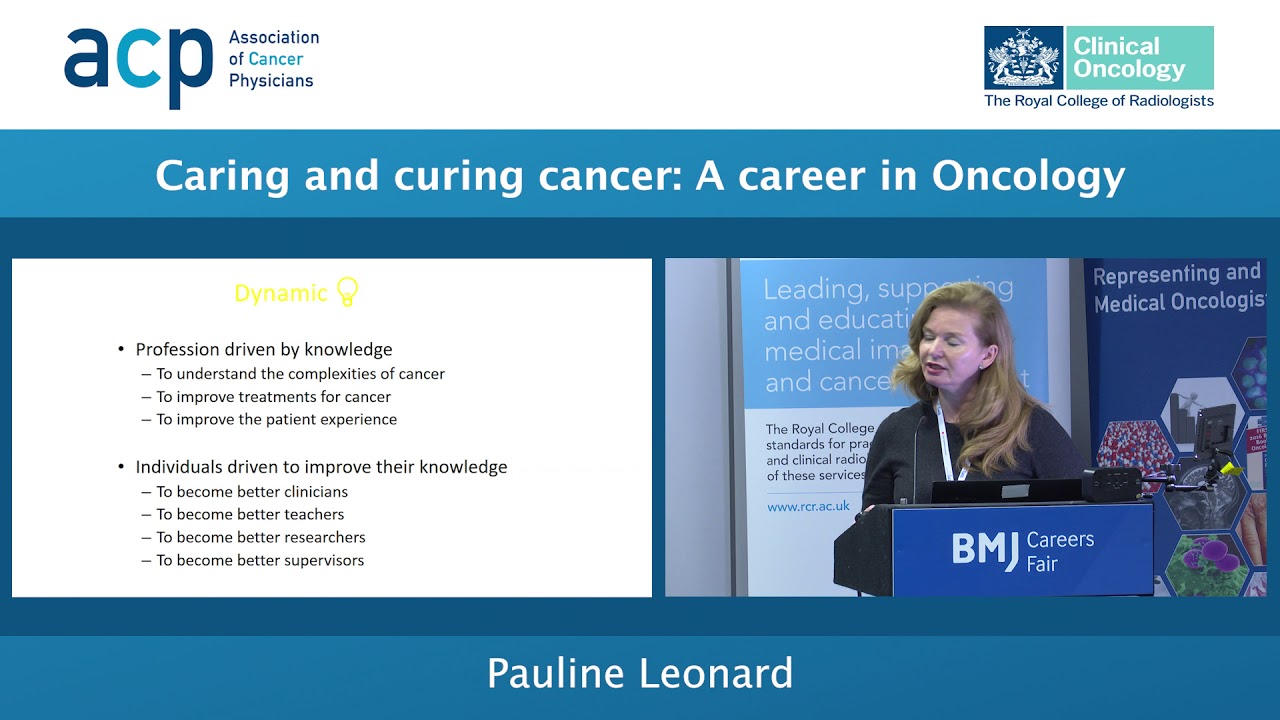 A career in oncology YouTube