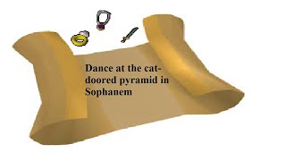 OSRS Clue | Dance at the cat-doored pyramid in Sophanem | Quick