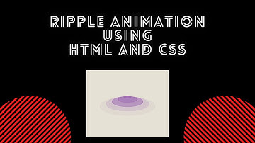 Ripple Animation Using Html and Css | Tutorial and Source Code | Intellect Harsh