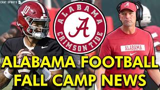 Alabama Football News From Fall Camp Ft. EJ Crowell, QB Battle, Offensive Line + Injury Updates