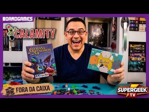 Fora da Caixa Especial Lançamentos Calamity Games: Gemas & Genomos e Sextou!