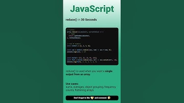 reduce function in javascript #htmlcss #webdev #reactjs #nodejs #shortsyoutube #shortviral #coders