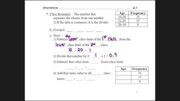 2.1 - part 3 - Class Boundary