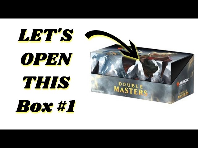 double masters booster box mtg Display a set filled to the brim with powerful and popular reprints DOUBLE MASTERS BOX OPENING!!! -
