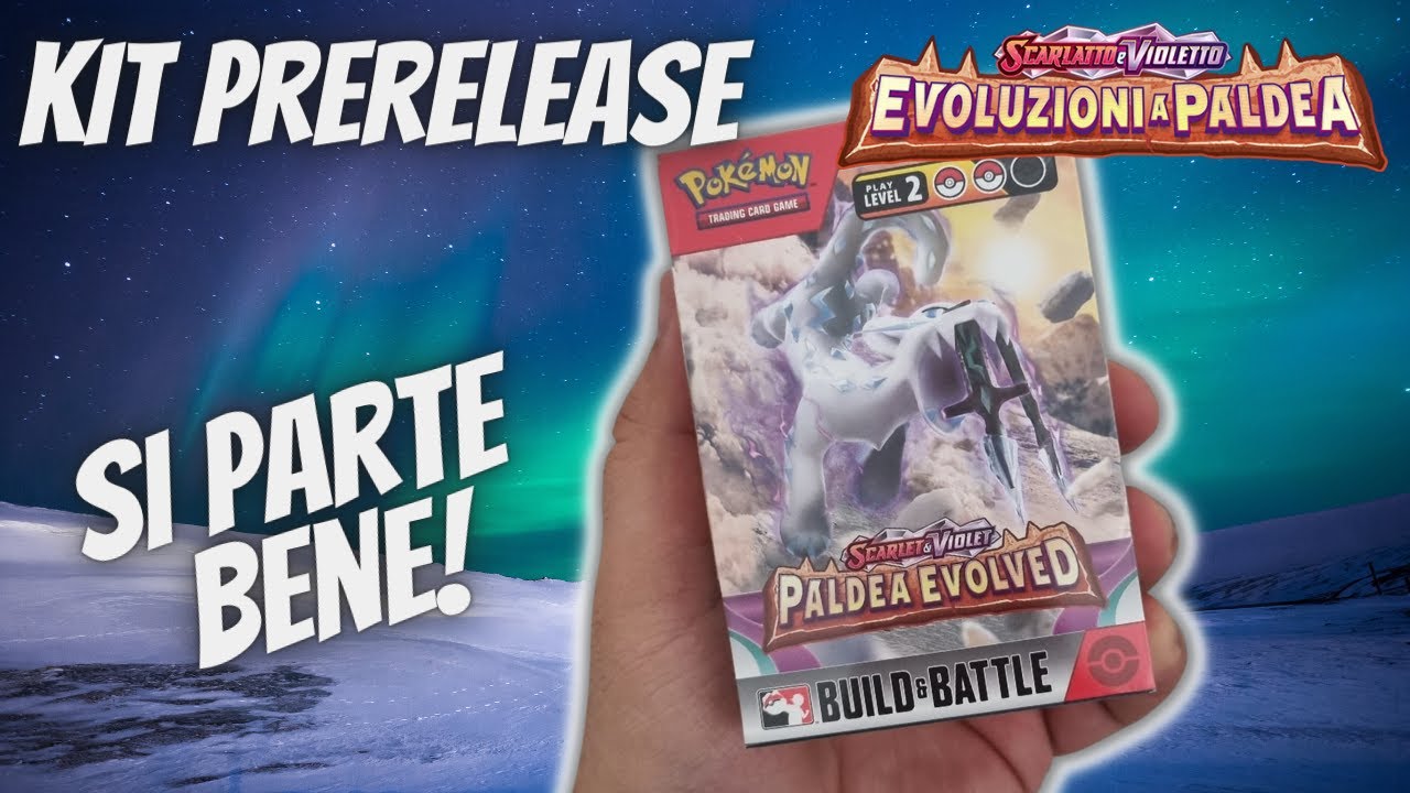 Si parte con EVOLUZIONI A PALDEA! Apro il Kit Prerelease (Paldea ...