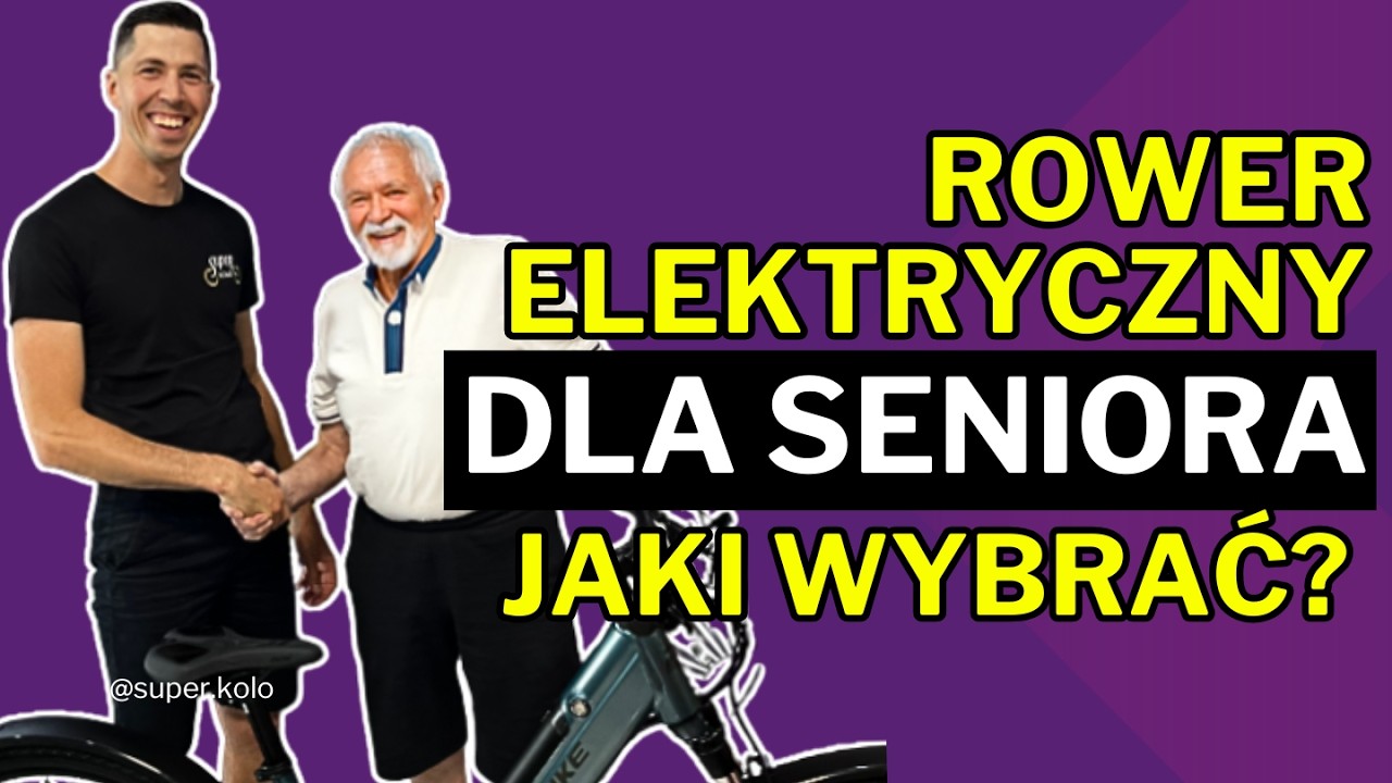 Rower elektryczny dla seniora – jaki wybrać w 2025?