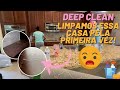 FAXINEIRA NOS ESTADOS UNIDOS | PRIMEIRA LIMPEZA NESSA CASA | FICOU TUDO LIMPINHO