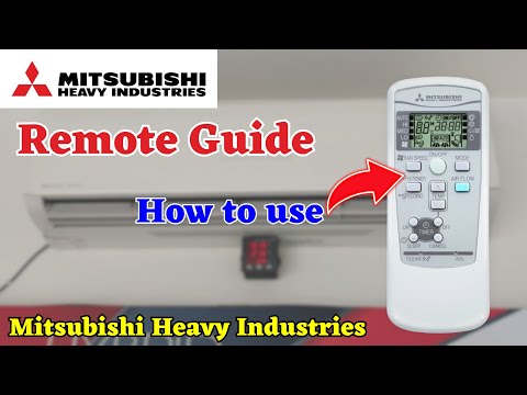 Mitsubishi Aircon Mode Signs