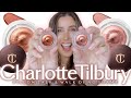 CHARLOTTE TILBURY PILLOW TALK Eyes to Mesmerise and WALK OF NO SHAME Review Swatches COMPARISONS