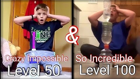 Water bottle Flip trick shots 1 to 100