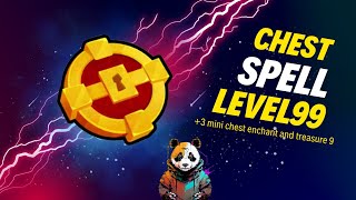 Chest Spell Level 99 - Pet Sim 99 - With mini chest enchants for "2x better items"