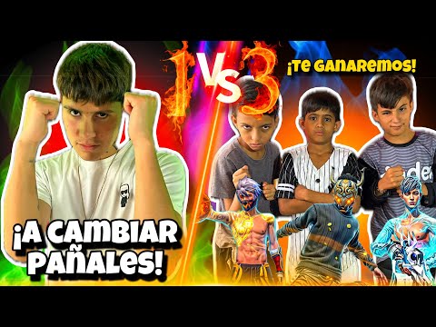 These guys asked me for a 3v1 pvp match 😳 and this is what happened!! 🔥🔥