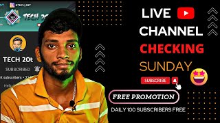 Live Channel Checking  And Promotion Sunday Live  Live krne wakt problem aa gya