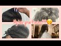 Taking Down My 5 Month Old Braids!! l Extreme New Growth + Styling/ Length Check!