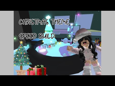 Christmas theme displayer speed build!🎄🤍✨