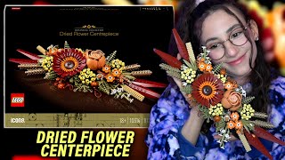 Building LEGO Dried Flower Centerpiece | Timelapse