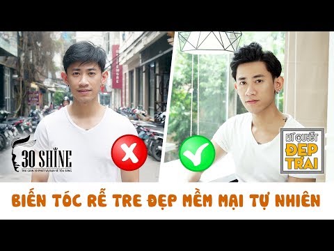 Biến Tóc Cứng Rễ Tre Trở Nên Cực Đẹp Và Mềm Mại | Bí Quyết Đẹp Trai 40 | 30Shine TV | những kiểu tóc đẹp cho mặt trái xoan