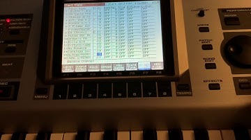 Fantom Midi settings controlling external modules