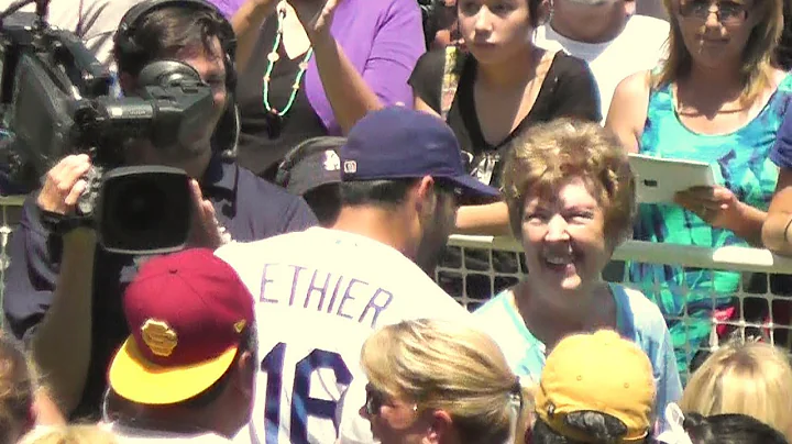 Andre Ethier at Dodger Stadium Photo Day 2013