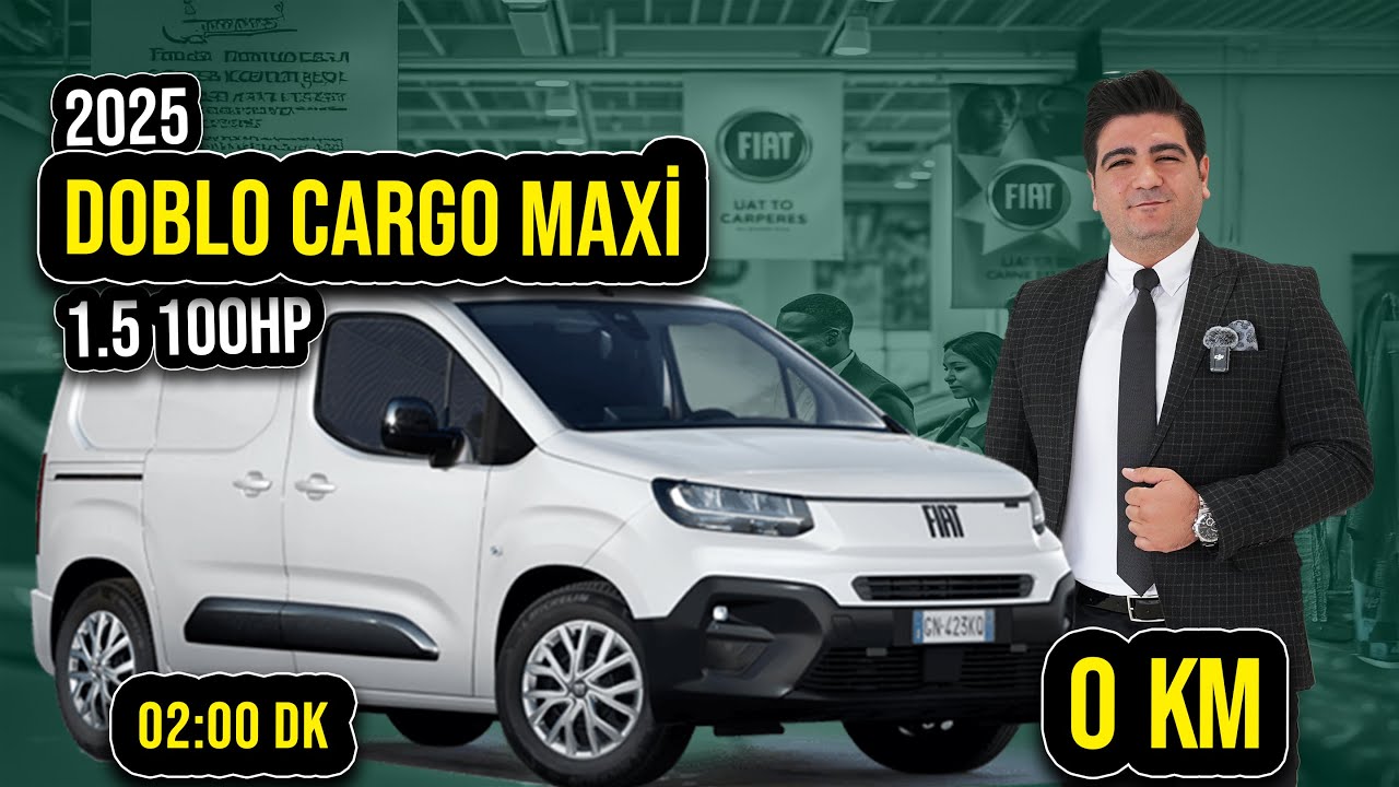 2025 Fiat Doblo Cargo Maxi Tanıtım | 1.5 100 HP | Fiat Fimoto