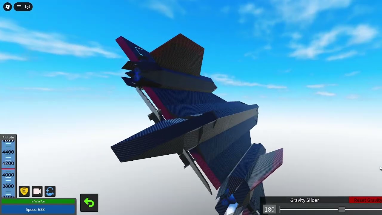 I built a SR-71 Black Bird in Plane Crazy