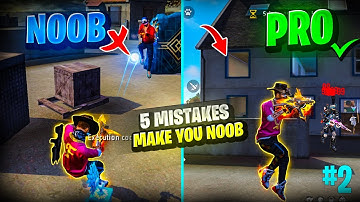 HOW TO BECOME NOOB TO PRO PLAYER IN FREE FIRE 🔥| TOP 10 PRO TIPS WITH SOLO VS SQUAD GAMEPLAY