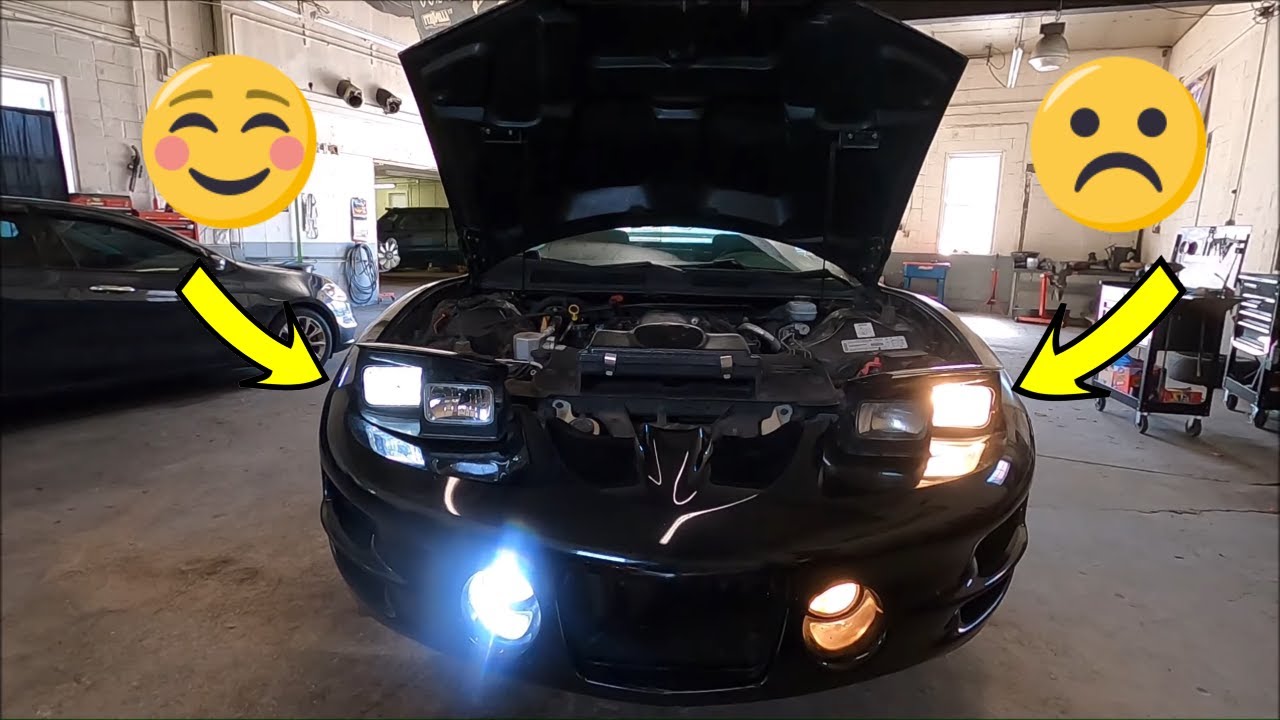 We Put The BEST LED Headlights In This OLD Trans Am! SHOCKING