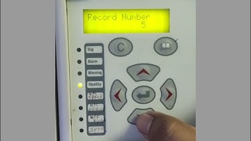 Fault Report in MICOM P127 Areva Relay