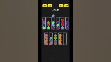 Ball sort puzzle level 110