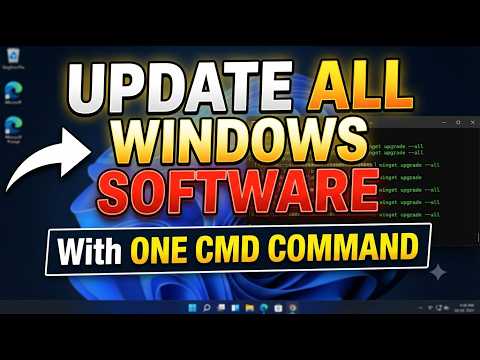 How to Update All Windows Software at Once with One CMD Command (2026)