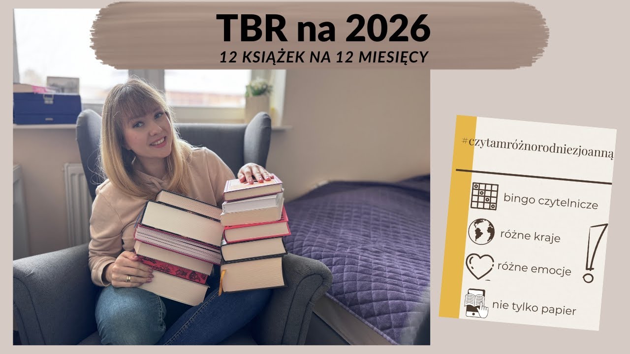 TBR na 2026: 12 książek na cały rok!