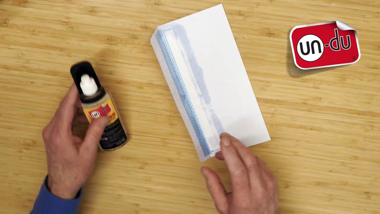 How to re-open a self-adhesive envelope