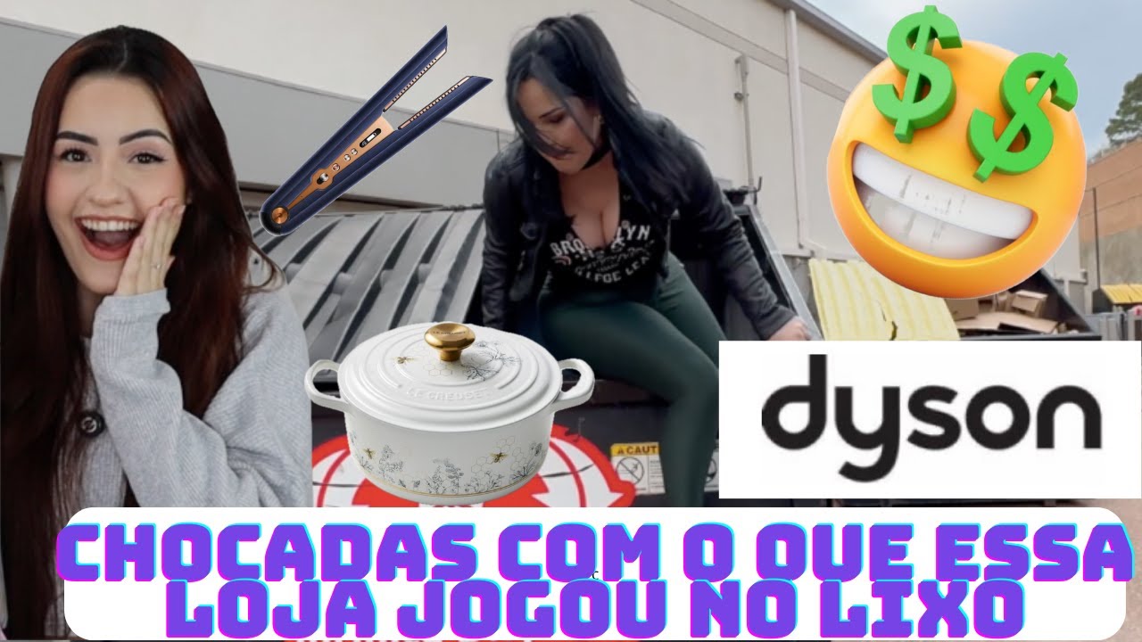 VOCÊ NÃO VAI ACREDITAR!😱ENCONTRAMOS SURPRESAS VALIOSAS NESSE DUMPSTER! 🤩