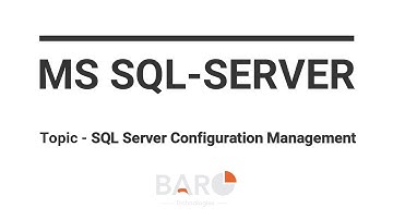 (ባሮ) MS SQL SERVER | SQL SERVER CONFIGURATION ASSESMENT