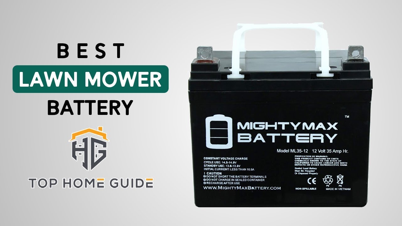 ️Top 5 Best Lawn Mower Batteries in 2021 [ Buying Guide ] YouTube