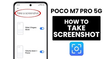 How to Take Screenshot on Poco M7 Pro 5G - Capture Screenshot