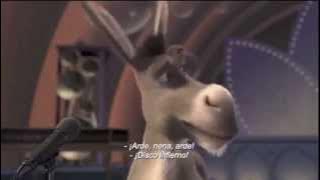 Shrek 2 - Donkey singing 'Disco Inferno'